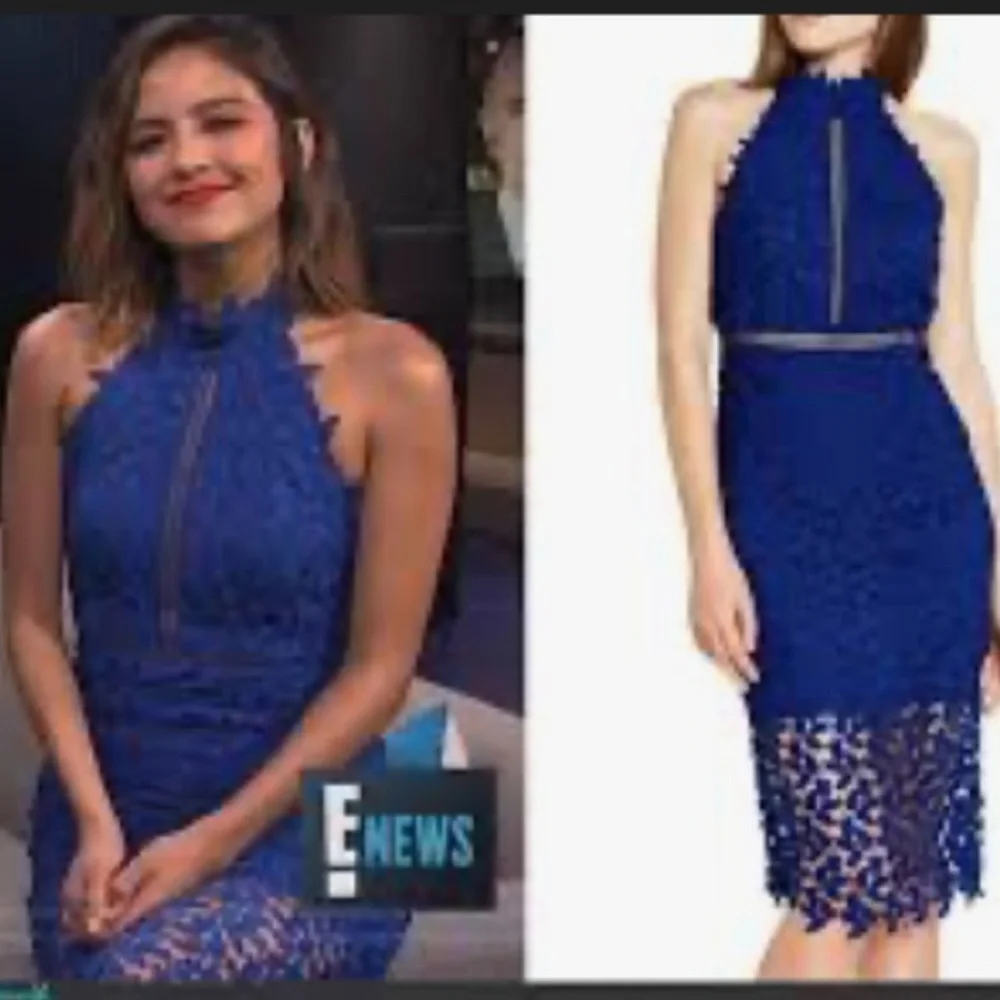 NWT BARDOT gemma dress in blue ink size 6/small - Picture 3 of 16